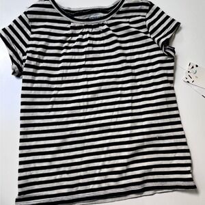 Harper Canyon‎ Girls Black White Striped Short Sleeve T-Shirt Size 5 NWT